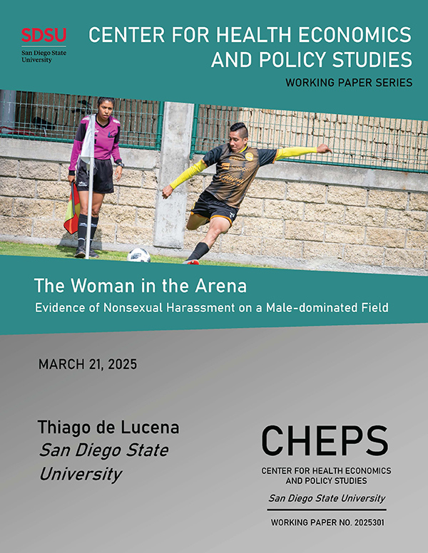 two soccer players - one male and one female