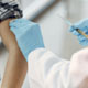person receiving a vaccine